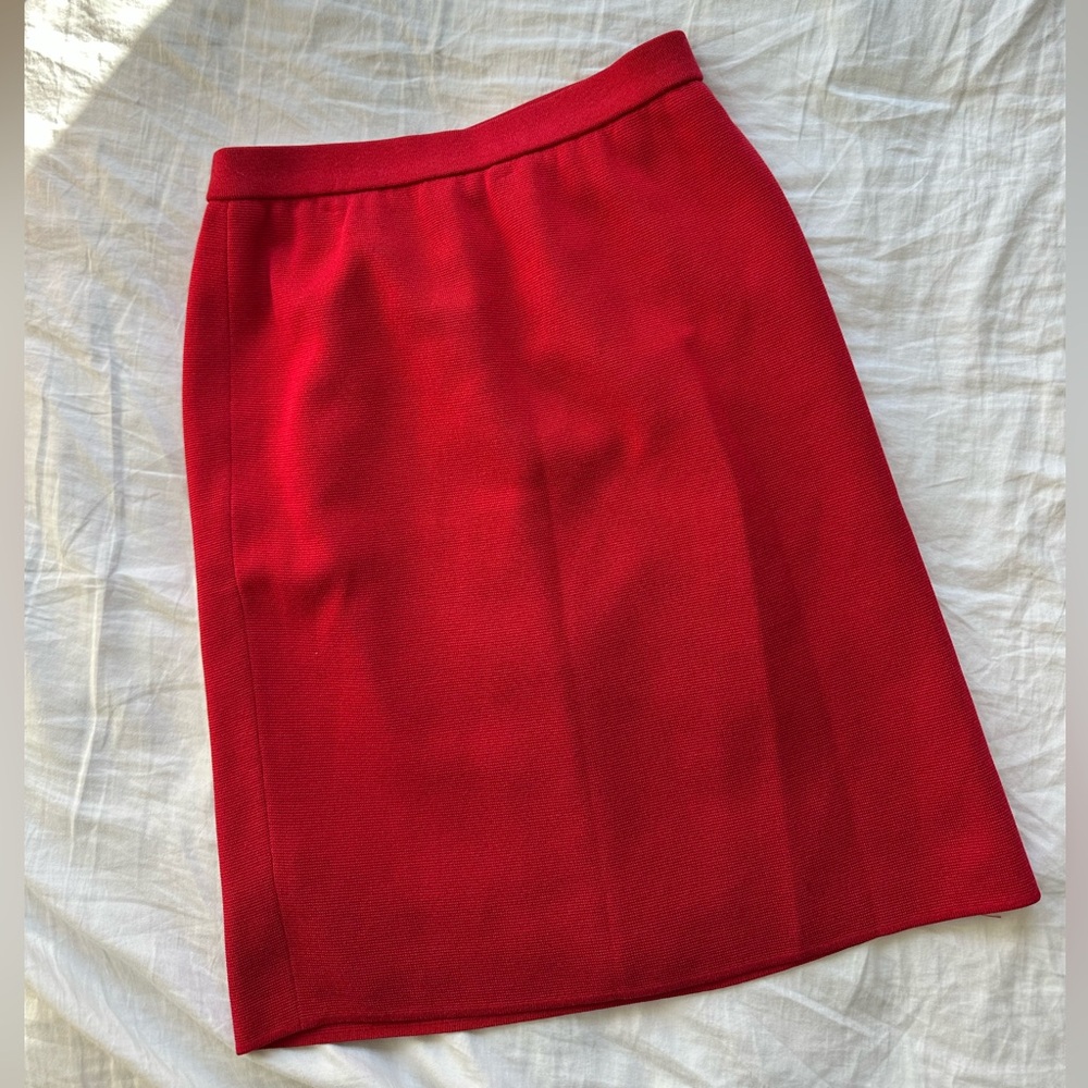 Vintage Wool Saint Laurent Skirt in Size M